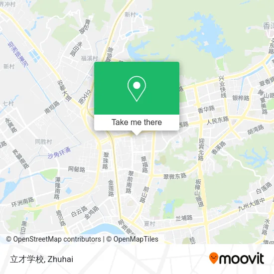 立才学校 map