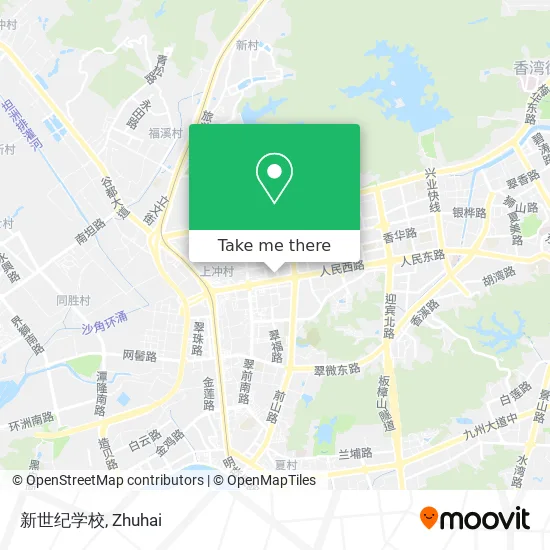 新世纪学校 map