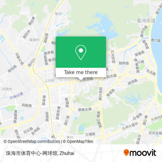珠海市体育中心-网球馆 map