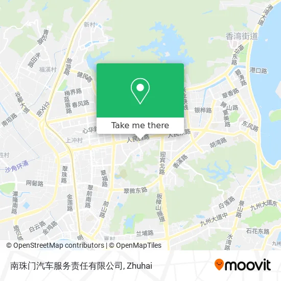 南珠门汽车服务责任有限公司 map