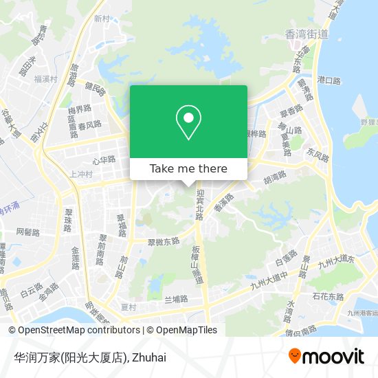 华润万家(阳光大厦店) map