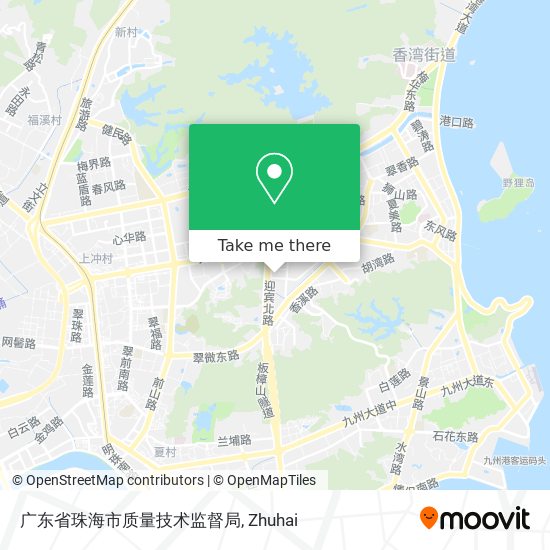 广东省珠海市质量技术监督局 map