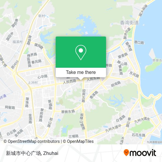 新城市中心广场 map