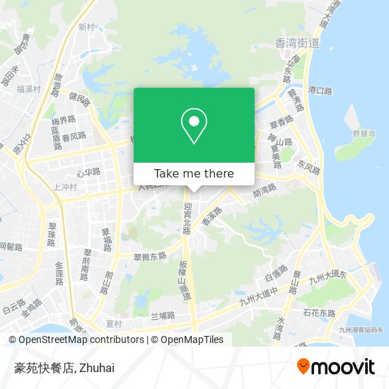 豪苑快餐店 map