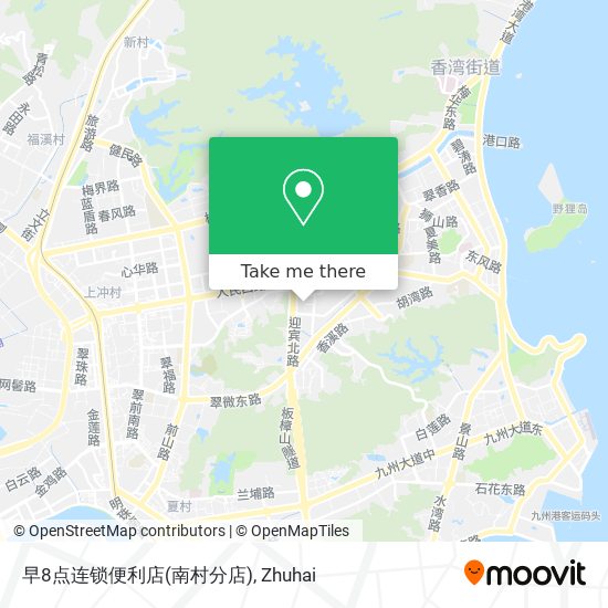 早8点连锁便利店(南村分店) map