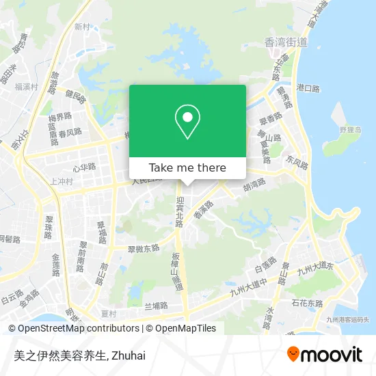 美之伊然美容养生 map