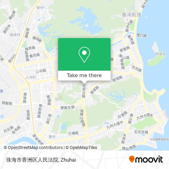珠海市香洲区人民法院 map