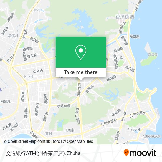 交通银行ATM(润香茶庄店) map