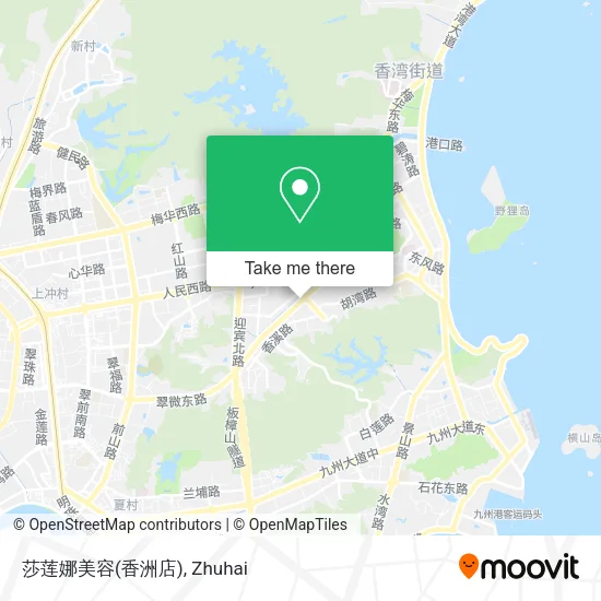 莎莲娜美容(香洲店) map