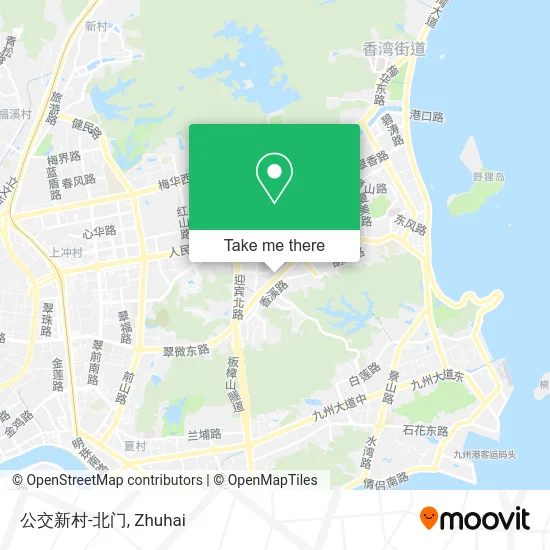 公交新村-北门 map