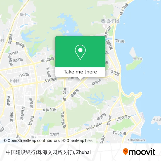 中国建设银行(珠海文园路支行) map