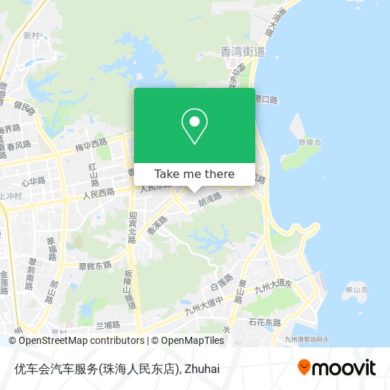优车会汽车服务(珠海人民东店) map