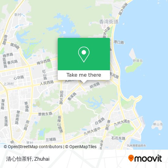 清心怡茶轩 map