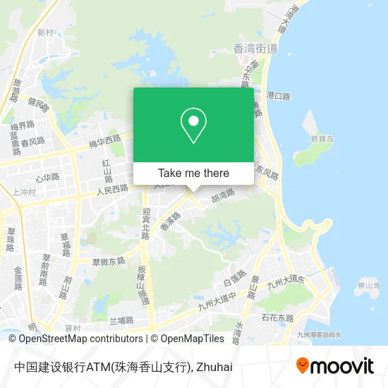 中国建设银行ATM(珠海香山支行) map