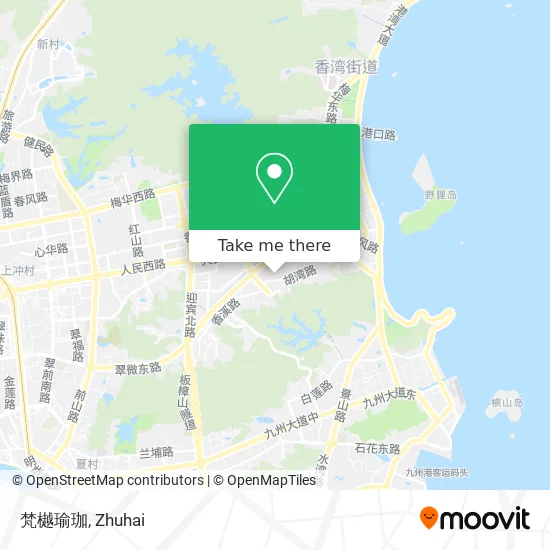 梵樾瑜珈 map