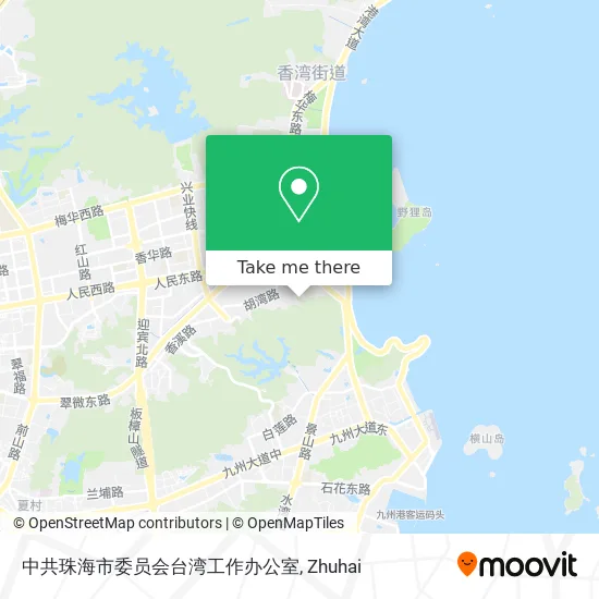 中共珠海市委员会台湾工作办公室 map