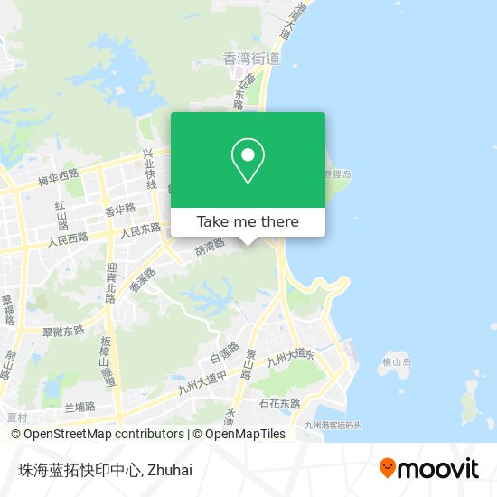 珠海蓝拓快印中心 map