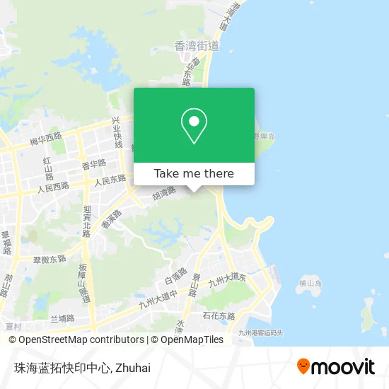 珠海蓝拓快印中心 map