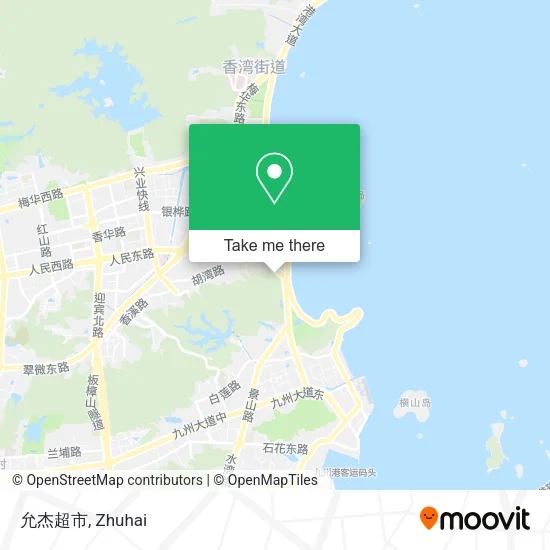 允杰超市 map