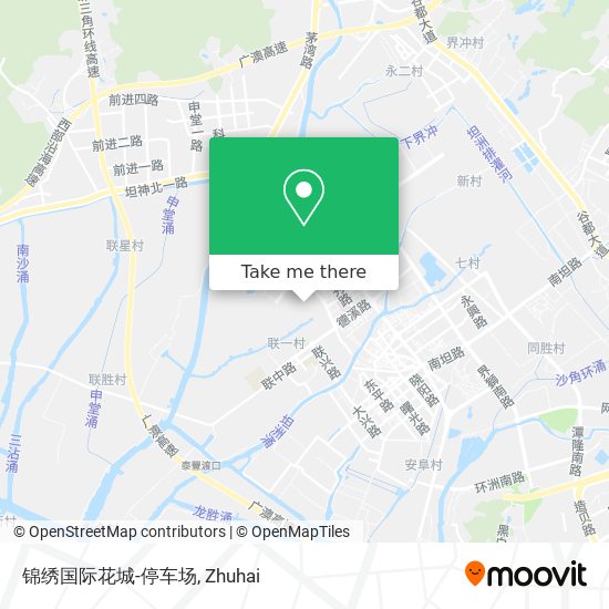 锦绣国际花城-停车场 map