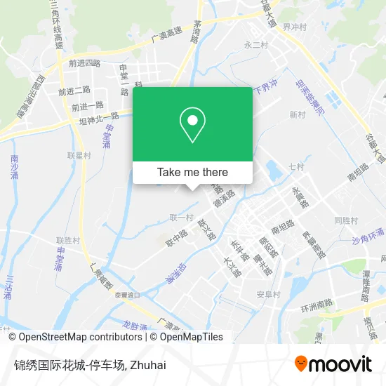 锦绣国际花城-停车场 map