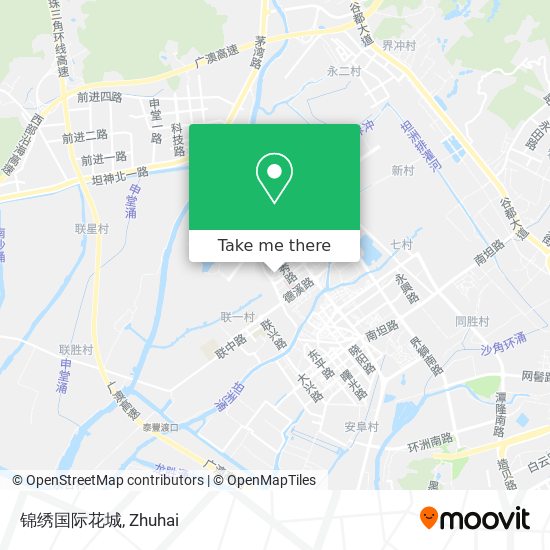 锦绣国际花城 map