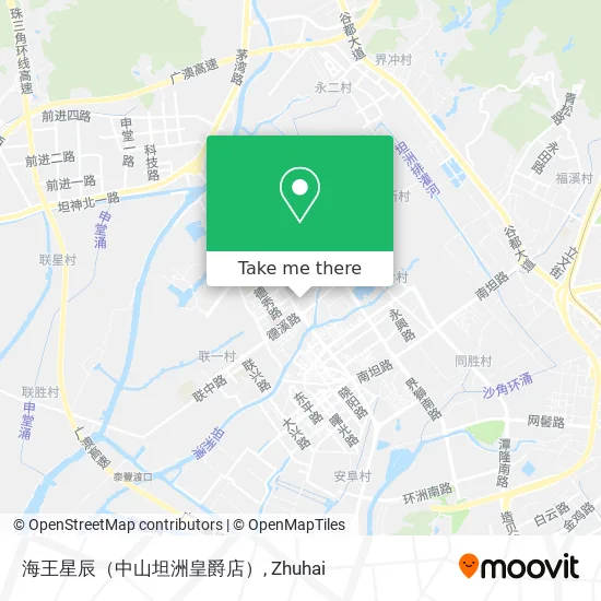 海王星辰（中山坦洲皇爵店） map