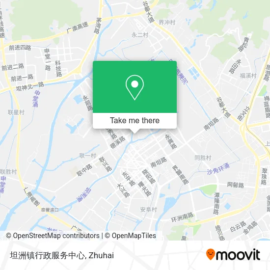 坦洲镇行政服务中心 map