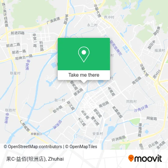 果C-益佰(坦洲店) map