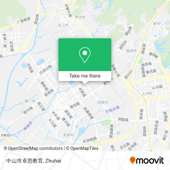 中山市卓思教育 map