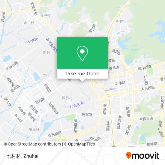 七村桥 map