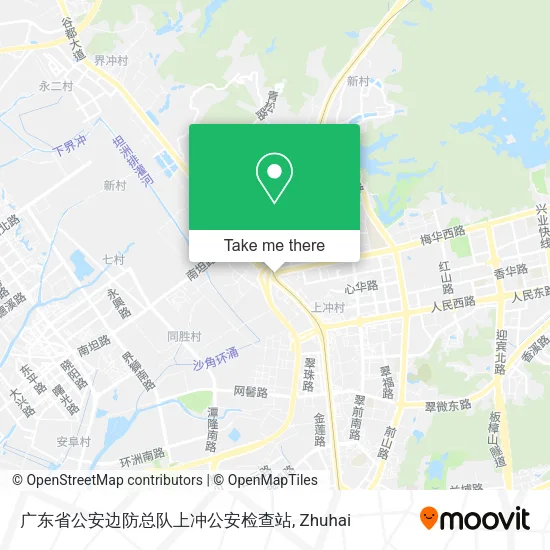 广东省公安边防总队上冲公安检查站 map