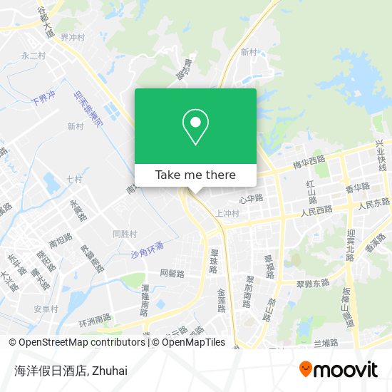 海洋假日酒店 map