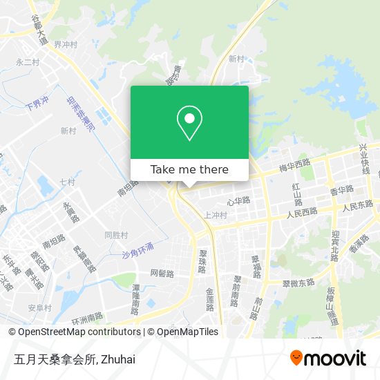 五月天桑拿会所 map