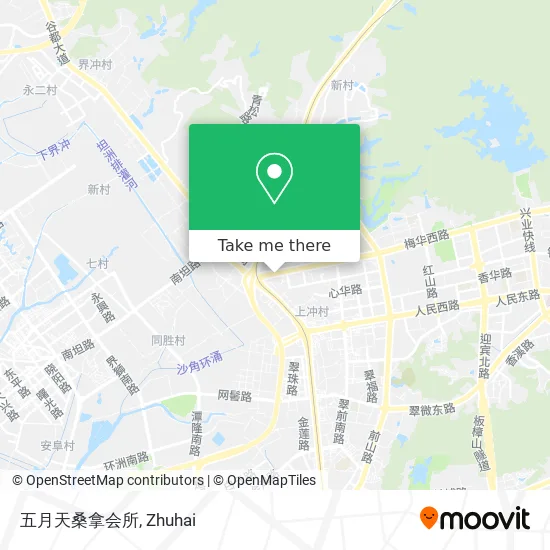 五月天桑拿会所 map