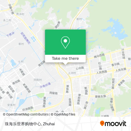 珠海乐世界购物中心 map