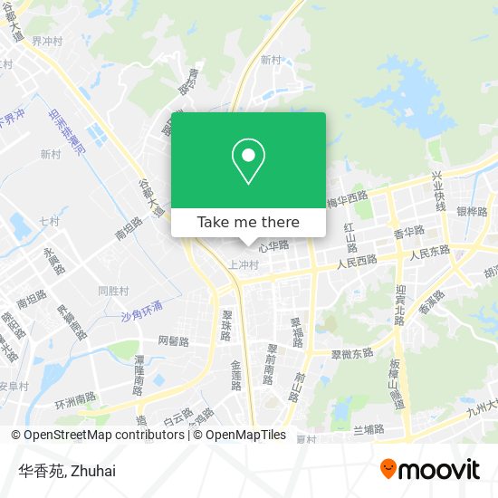 华香苑 map