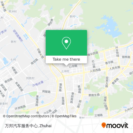 万邦汽车服务中心 map