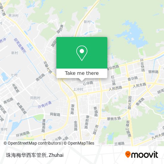 珠海梅华西车管所 map