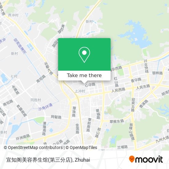 宣知阁美容养生馆(第三分店) map