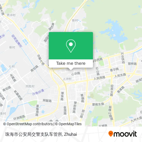 珠海市公安局交警支队车管所 map