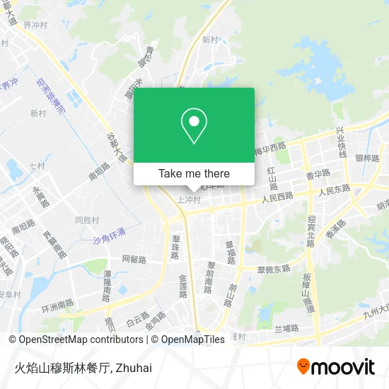 火焰山穆斯林餐厅 map