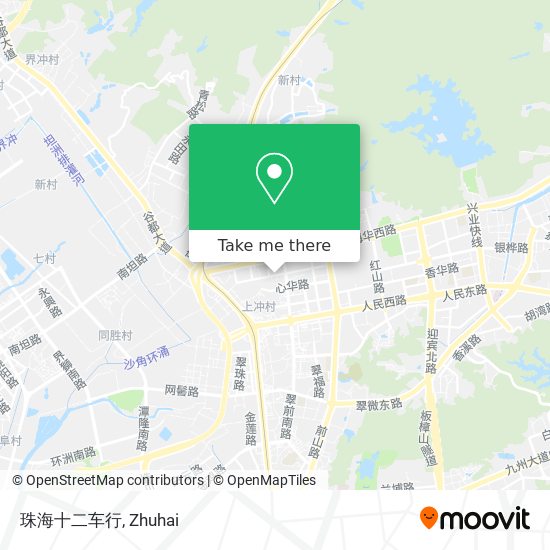 珠海十二车行 map