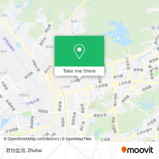 君怡盐浴 map