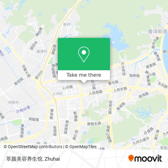 萃颜美容养生馆 map