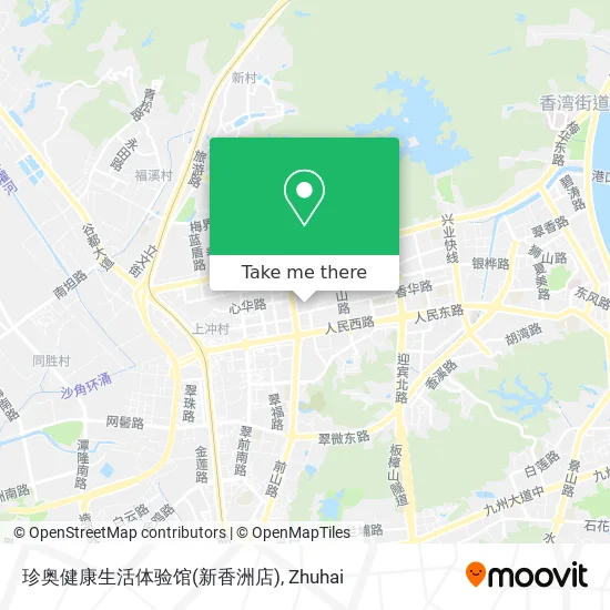 珍奥健康生活体验馆(新香洲店) map