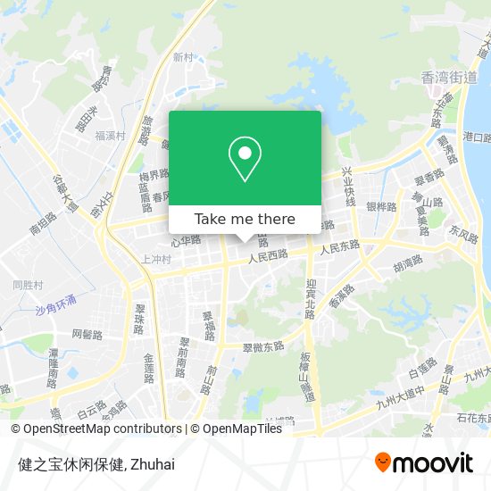 健之宝休闲保健 map