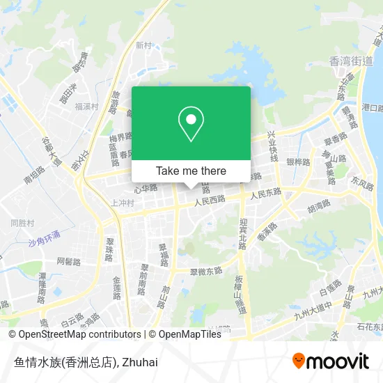 鱼情水族(香洲总店) map