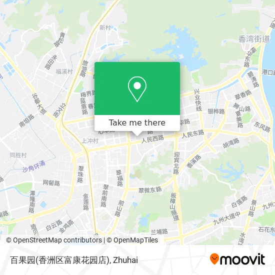百果园(香洲区富康花园店) map