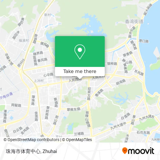 珠海市体育中心 map